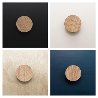 Foto 6 | Foto 6 | Pomos Para Armario Toros Store  6 Unidades  En Forma De Cono De Madera  4 Cm  Redondos - Venta Internacional.