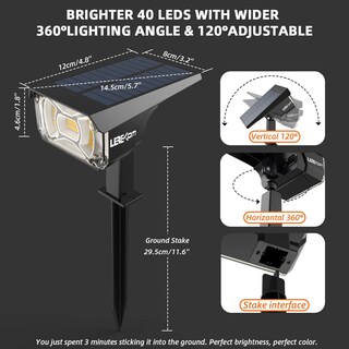 Foto 6 | Foto 6 | Lámparas Solares para Exterior de 10 Piezas-Venta Internacional
