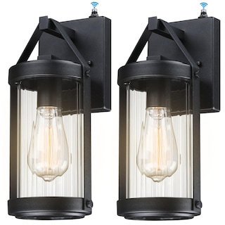 Foto 1 | Foto 1 | Lámpara De Pared Para Exteriores Lonedruid Con Sensor Del Anochecer Al Amanecer Paquete De 2 - Venta Internacional.