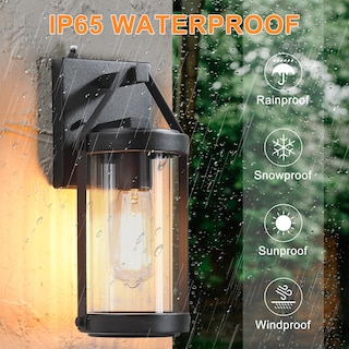 Foto 5 | Foto 5 | Lámpara De Pared Para Exteriores Lonedruid Con Sensor Del Anochecer Al Amanecer Paquete De 2 - Venta Internacional.