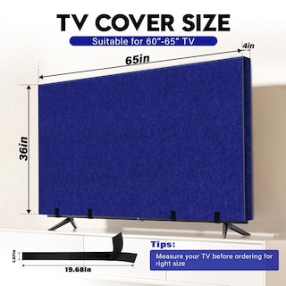 Foto 2 | Foto 2 | Funda De Tv Wibeelee Para Pantalla Plana De 60 A 65 Pulgadas A Prueba De Polvo Y Arañazos - Venta Internacional.