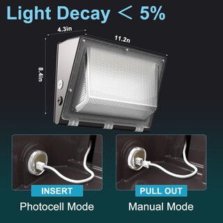 Foto 7 | Foto 7 | Paquete De Lámpara De Pared Lightdot 150 W 22500 Lm 5000 K Ip65 100-277 V - Venta Internacional.