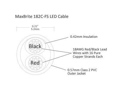 Foto 3 | Foto 3 | Cable Led Maxbrite 18 Awg 2 Conductores 152 M Bajo Voltaje - Venta Internacional.