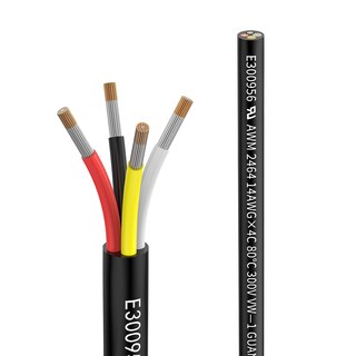 Foto 1 | Foto 1 | Cable Eléctrico Matugajp 14 Awg De 4 Núcleos 6 M 300 V Bajo Voltaje - Venta Internacional.