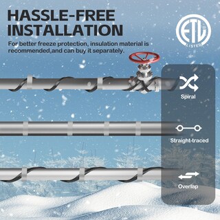 Foto 4 | Foto 4 | Cable Calefactor De Tubos Jdzkomke Cinta Térmica De 15 M 5 W/m 120 V - Venta Internacional.