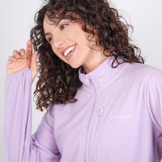 Foto 6 | Foto 6 | Chamarra Fleece Para Mujer Con Abertura En Puños Greenlander Lila