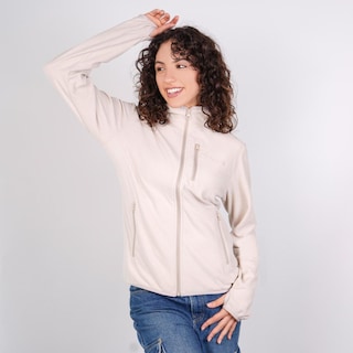 Foto 3 | Foto 3 | Chamarra Fleece Para Mujer Con Abertura En Puños Greenlander Beige