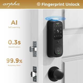 Foto 7 | Foto 7 | Cerradura Inteligente De Puerta Arpha Al501 5 En 1 Con Huella Digital Wifi E Ip65 - Venta Internacional.