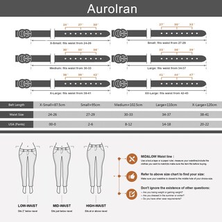 Foto 7 | Foto 7 | Cinturón De Piel Aurolran Para Mujer Con Hebilla Para Vestidos Y Jeans - Venta Internacional.