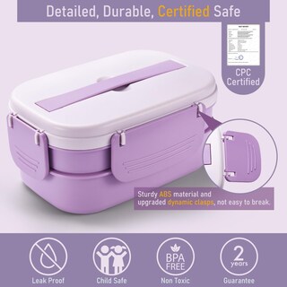 Foto 6 | Foto 6 | Lonchera Bento Box Sunhanny Para Adultos 1900 Ml 3 Capas Con Utensilios - Venta Internacional.