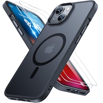 Funda De Teléfono Miracase Magnetic Series Para Iphone 15 Plus Negra - Venta Internacional.