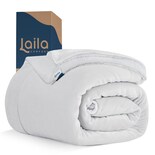 Cobija Cobertor Aborregado Matrimonial Frazada Ultra Suave 100% Microfibra De Poliéster (blanco) Laila Comfort.