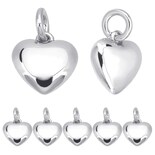 Charm Bebeecraft En Forma De Corazón Chapado En Oro De 18 Quilates Para Hacer Joyas - Venta Internacional.