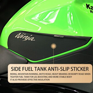 Foto 4 | Foto 4 | Kit De Almohadillas Para Depósito De Combustible Para Moto Night Cat Ninja 400/500 Color Verde - Venta Internacional.