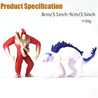 Foto 3 | Foto 3 | Juego De Figuras De Acción Epic Monster Battle Paquete De 6 12 Cm De Altura - Venta Internacional.