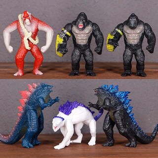 Foto 6 | Foto 6 | Juego De Figuras De Acción Epic Monster Battle Paquete De 6 12 Cm De Altura - Venta Internacional.