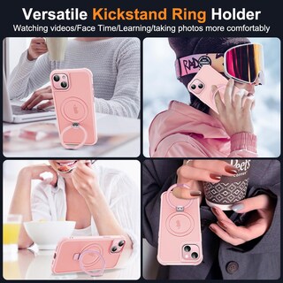 Foto 5 | Foto 5 | Funda De Teléfono Skylmw Compatible Con Iphone 13 Y 14 6.1 Rosa - Venta Internacional.