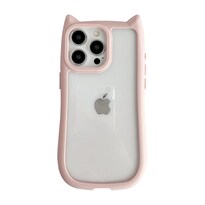 Funda De Teléfono Fliracon Con Bonitas Orejas De Gato Transparentes Para Iphone 13  Color Rosa - Venta Internacional.