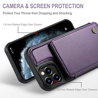 Foto 3 | Foto 3 | Funda De Teléfono Vinich Wallet Con Tarjetero Para Iphone 11 Pro Max - Venta Internacional.