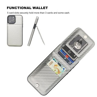 Foto 4 | Foto 4 | Funda De Piel Tipo Cartera Compatible Con Iphone 13 Pro Max De Kihuwey - Venta Internacional.