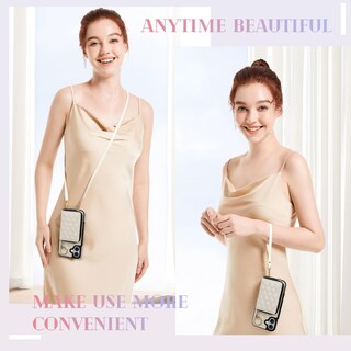 Foto 5 | Foto 5 | Funda Tipo Cartera Keallce Para Iphone 16 Plus De 6 7 Pulgadas Con Rfid Color Beige - Venta Internacional.