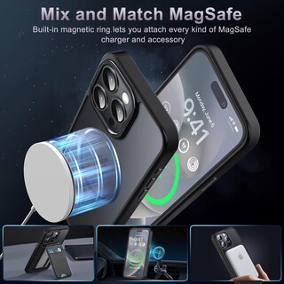 Foto 2 | Foto 2 | Funda Magnética Mejorada Yeziioo Para Iphone 15 Pro 6.1 - Venta Internacional.