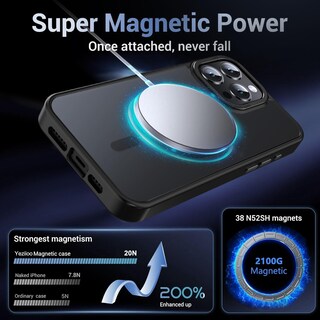 Foto 3 | Foto 3 | Funda Magnética Mejorada Yeziioo Para Iphone 15 Pro 6.1 - Venta Internacional.