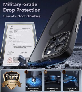 Foto 5 | Foto 5 | Funda Magnética Mejorada Yeziioo Para Iphone 15 Pro 6.1 - Venta Internacional.