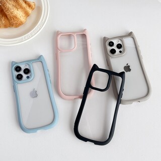 Foto 2 | Foto 2 | Funda De Teléfono Fliracon Con Bonitas Orejas De Gato Transparentes Para Iphone 15 Pro Max - Venta Internacional.