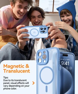 Foto 3 | Foto 3 | Funda Magnética Canshn Compatible Con Iphone 15 Pro De 6.1 Pulgadas - Venta Internacional.