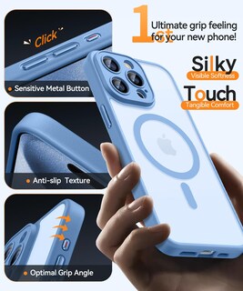 Foto 6 | Foto 6 | Funda Magnética Canshn Compatible Con Iphone 15 Pro De 6.1 Pulgadas - Venta Internacional.