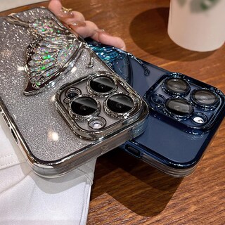 Foto 2 | Foto 2 | Funda De Teléfono Zkacase Luxury Galvanizada Para Iphone 14 Plateada - Venta Internacional.