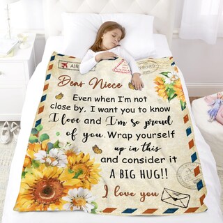 Foto 5 | Foto 5 | Manta Hjkgyhbj Para Sobrina Regalo De Feliz Cumpleaños De Tía 150 X 125 Cm - Venta Internacional.