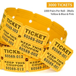 Foto 3 | Foto 3 | Boletos De Rifa En Rollo L Liked 3000 Surtidos Con Números Consecutivos - Venta Internacional.