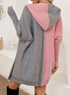 Foto 4 | Foto 4 | Sudadera Con Capucha Elegante Bloque De Colores Para Mujer - Venta Internacional.