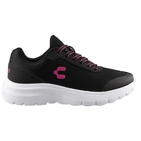 Tenis Dama Charly 1043169 Negro/fiusha Originales Deportivos Sport Talla 22 A 27 E