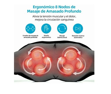 Foto 2 | Foto 2 | Masajeador Cuello Espalda Hombro Pies Cintura Calor