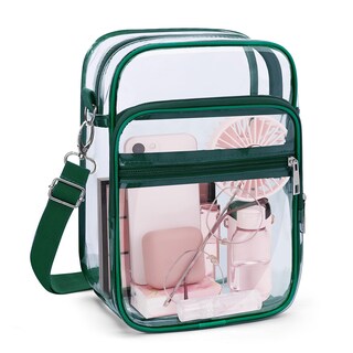 Foto 1 | Foto 1 | Bandolera Transparente De Pvc Aprobada Por Blvornl Stadium Color Verde - Venta Internacional.