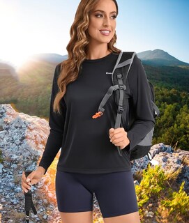 Foto 4 | Foto 4 | Rash Guard Eteoepo Para Mujer Protección Solar Upf 50+ Color Negro Xl - Venta Internacional.