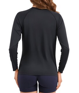 Foto 2 | Foto 2 | Protección Solar Rash Guard Eteoepo Para Mujer Upf 50+ Color Negro - Venta Internacional.