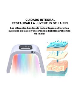 Foto 2 | Foto 2 | Máquina Facial De Máscara Luz Led 7 Colores Terapia Fotones