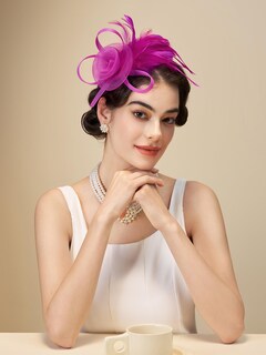 Foto 3 | Foto 3 | Fascinators Sweetv De Tul Para Mujer Fiesta De Té Kentucky Derby - Venta Internacional.