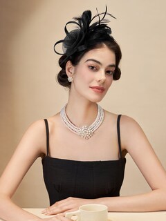 Foto 4 | Foto 4 | Fascinators Sweetv De Tul Para Mujer Fiesta De Té Kentucky Derby - Venta Internacional.