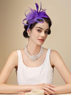 Foto 3 | Foto 3 | Fascinators Sweetv De Tul Para Mujer Fiesta De Té Kentucky Derby - Venta Internacional.