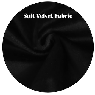 Foto 3 | Foto 3 | Cojín De Asiento Sigmat Memory Foam Antideslizante 45 Cm Terciopelo Negro - Venta Internacional.