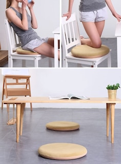 Foto 6 | Foto 6 | Cojín De Asiento Sigmat Memory Foam Antideslizante Suave 45 Cm Gris - Venta Internacional.