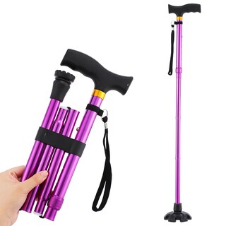 Foto 3 | Foto 3 | Bastón De Senderismo Lixiang Para Mujer Plegable Estable Morado - Venta Internacional.
