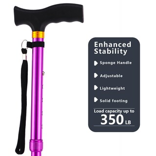 Foto 6 | Foto 6 | Bastón De Senderismo Lixiang Para Mujer Plegable Estable Morado - Venta Internacional.