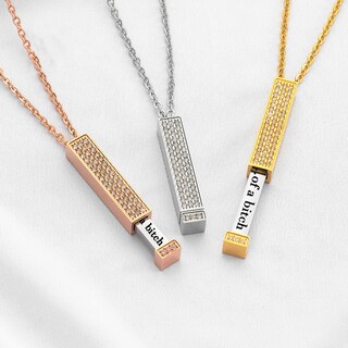 Foto 4 | Foto 4 | Collar Roselover Be Kind Of A B De Acero Inoxidable Para Mujer - Venta Internacional.