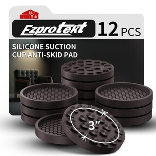 Foto 1 | Foto 1 | Posavasos Ezprotekt Antideslizantes 7 62 Cm 12 Unidades Color Marrón Oscuro - Venta Internacional.